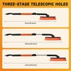 Asly YardMngSter [Upgrade] 45" Extendable Snow Brush for Car Windshield,
