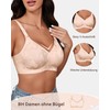 SHARICCA Seamless Bra Women's Without Underwire Deep V-Neck Push Up