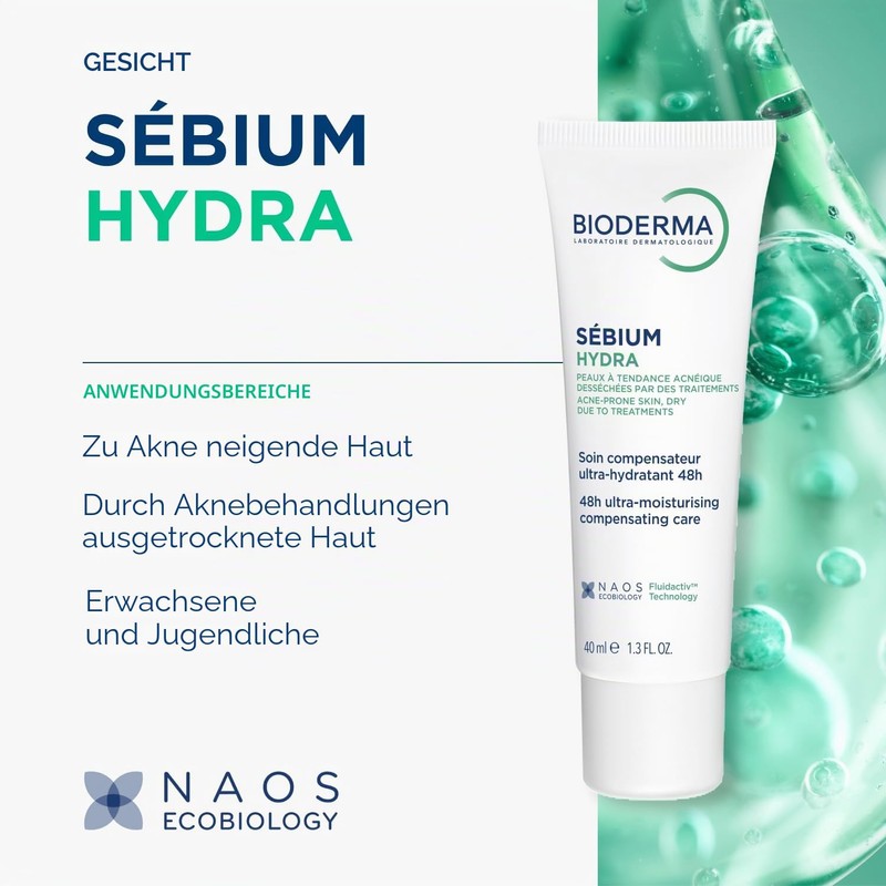 Bioderma Sébium Hydra Moisturising Compensating Care 40 ml