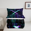 Castle Fairy Lightsaber Boys Girls Comforter Set,Video Games Duvet Set