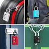 4 Pieces Code Lock with 4 Digits Padlock Combination Waterproof