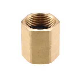 VekAuto Pressure Washer Connector, M22x1.5 Female Adapter Brass Screw Hose Connector Universal for Pressure Washer Quick Coupling Brass Copper Tone