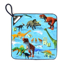 COLORFUL CANDY STYLE N8550400 Loop Towel, Set of 2, Loop Towel, Single Item, Handkerchief, Towel, Dinosaur World, Elementary School, Kindergarten, Kids, Cool, Stylish, Boys