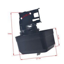 GX160 GX200 Air Filter Housing Cover Assembly fit for Honda GX120 GX140 GX160 GX200 for Coleman CT200U-EX/BT200X for Baja MB165/MB200 Mini Bike 5.5HP–6.5HP Engine Replaces 17230-Z51-820, 17235-Z51-831