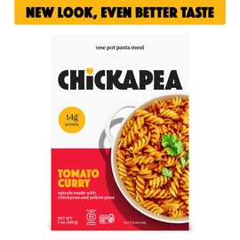 Chickapea One Pot Chickpea Pasta - Tomato Curry - 7 oz (Pack of 1)