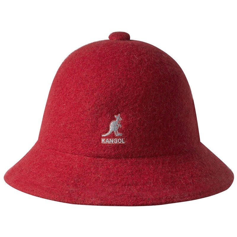 Kangol Unisex Wool Casual Beret Hat, red