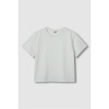 JAJU AIR Cotton Short-Sleeve T-shirt_Mint Grey