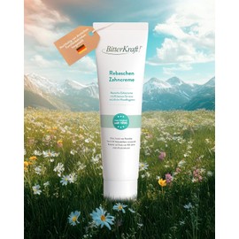 Bitterkraft! Hildegard von Bingen Toothpaste, 6 x 75 ml, Vine Toothpaste without Fluoridel, Basic Toothpaste with Verbena, Wormwood, Chickweed, Spearmint & Myrrh, 100% Natural