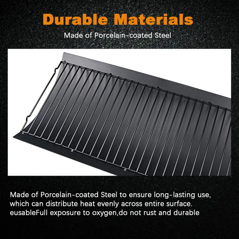 Uniflasy 27 Inches Ash Pan Replacement for Chargriller 1224, 1324,