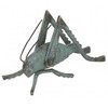 GSM Solid Brass Cricket with a Verdigris Finish ~ Fireplace Crickets on the Hearth