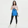 WANDF Drawstring Backpack Sports Bag with Shoe Compartment Water Resistant