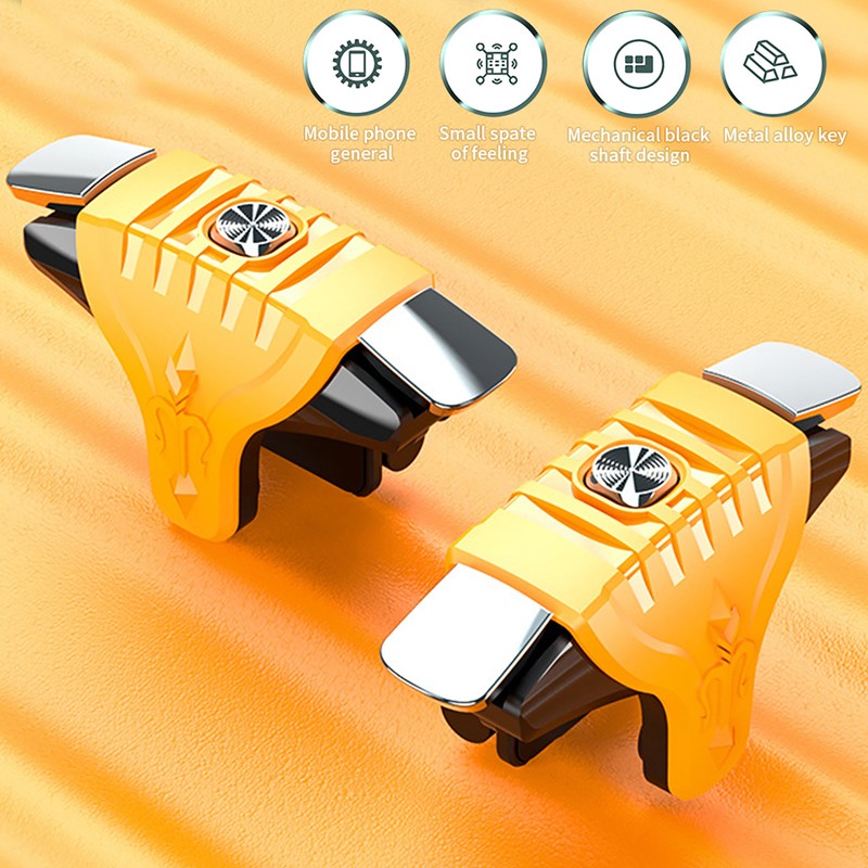 8 Pcs F1 Metal Games Buttons Mobile Shooting Trigger Controller