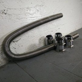 National Speed Automotive Supply 1965 - 1970 Chevy Full Size Car 48 Stainless Steel SS Radiator Hoses Kit