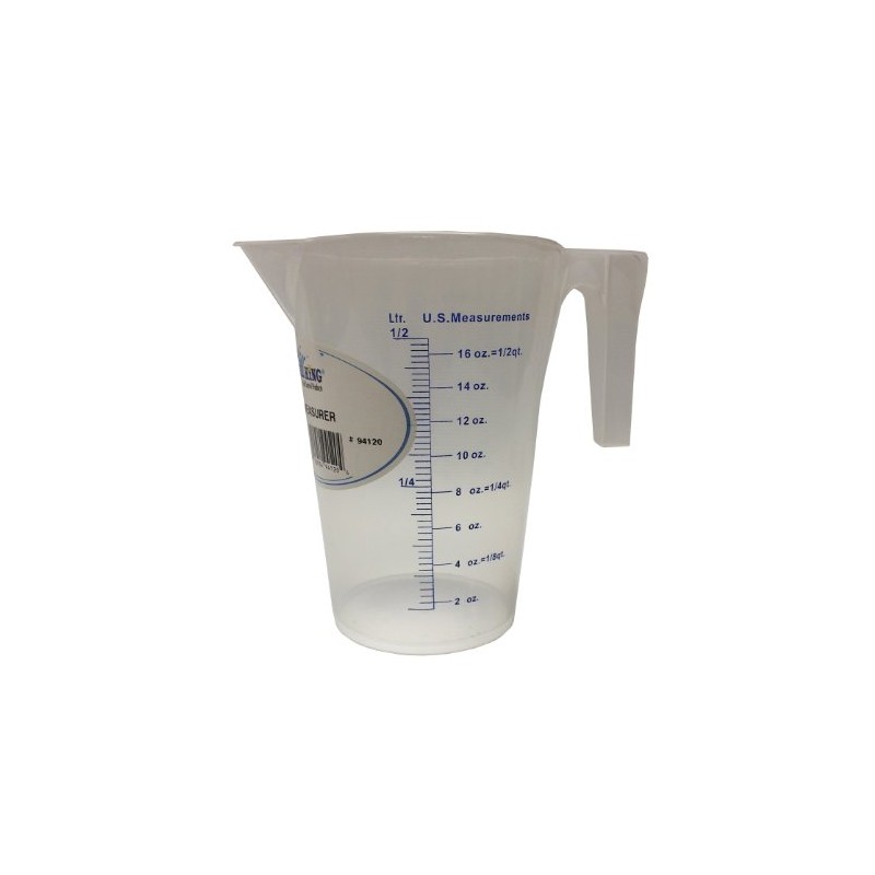 WirthCo Funnel King 94120 500-Ml General Purpose Graduated Measuring Container,
