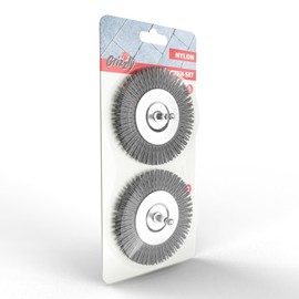 Grout Brush Nylon Replacement Brush Nylon Brush | 2-Piece Weed Brush Nylon Set for Grizzly Tools Joint Brush EFB 400 401 | FLEURELLE FEF 400 | Gardenline GFB 400 | Hanseatic EFB 401