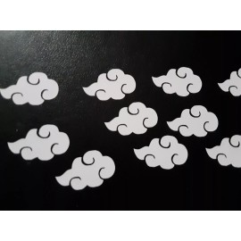 10 Pack Akatsuki Cloud Symbol Naruto Sticker Vinyl Decal Car, Laptop Waterproof!