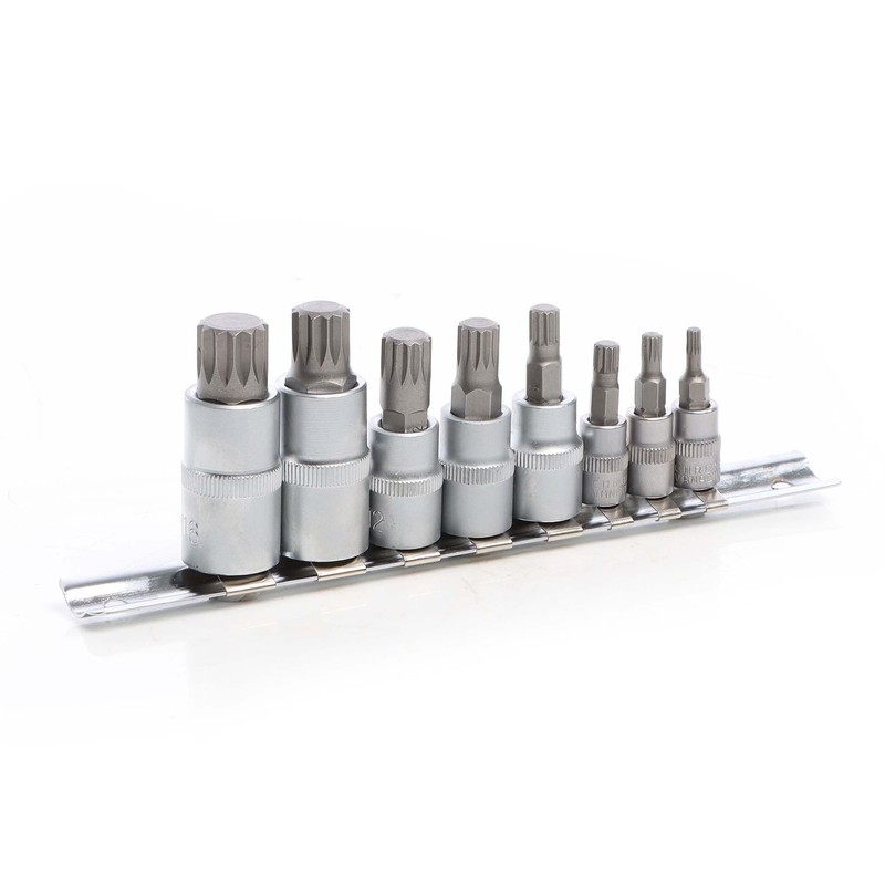 8pcs internal serration nuts multi-tooth socket wrench