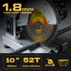 10 Inch Table Saw Blades, 52 Tooth Stainless Steel and
