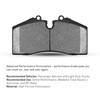 R1 Concepts Rear Performance Sport Series Brake Pads 2115-1793-00| Fits
