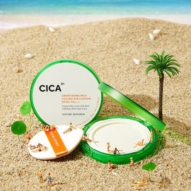 Nature Republic 네이처리퍼블릭 그린더마 마일드 시카 빅 선쿠션 Nature Republic Green Derma Mild Cica Big Sun Cushion