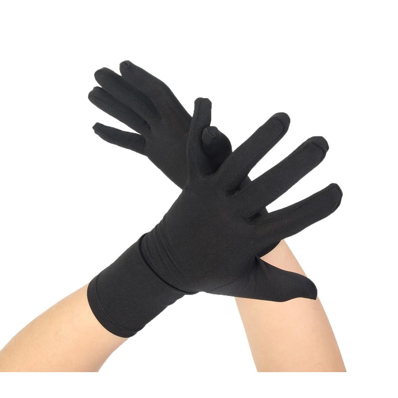 Gaoin - Guantes elásticos unisex cortos de elastano de 9.5