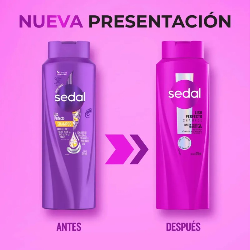 SEDAL Shampoo Liso perfecto 620 ml