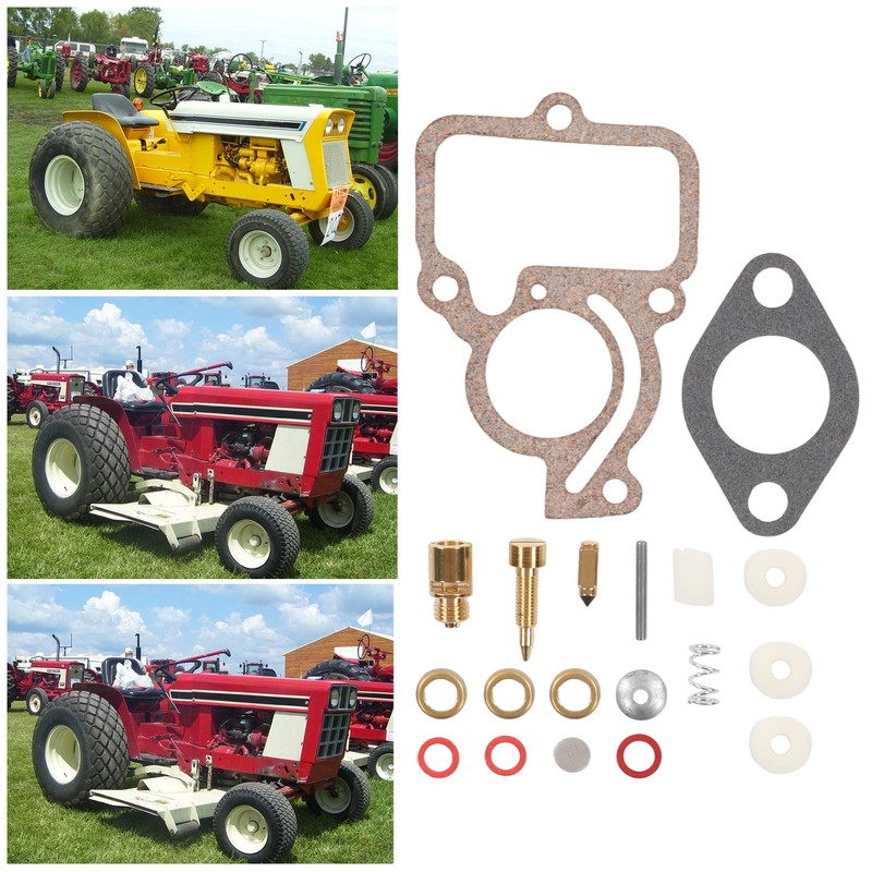 19PCS/Set Carburetor Repair Kit 63349C91 Replacement for Farmall Cub Lo