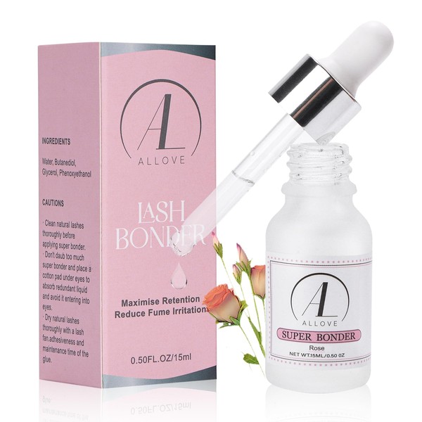 ALLOVE Lash Bonder for Eyelash Extensions, Super Bonder for Eyelash