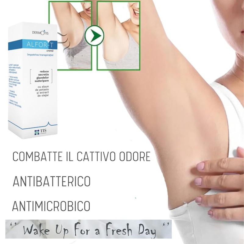 Alfor-T Creme Stop Sweat - Oversweating Armpits, Hands, Feet -