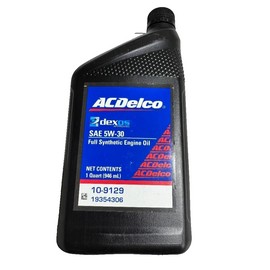 ACDelco GENUINE OEM ACDELCO FULL SYNTHETIC 5W-30 MOTOR OIL 1 qt P/N 19354306 GENUINE OEM