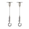 Set of 2, Drop Prevention Wire, Sling with Hooks, Adjustable