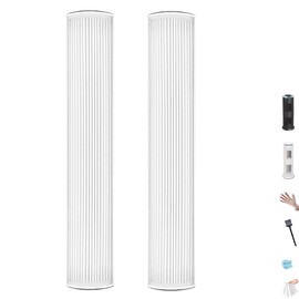 TPP240 TPP230 Replacement Filter for Envion Therapure TPP240 TPP230 TPP240F Air Purifiers,4-Stage Filtration HEPA Filters with Activated Carbon - 23" x 3.5" x 1.1" - 2 Pack with brush