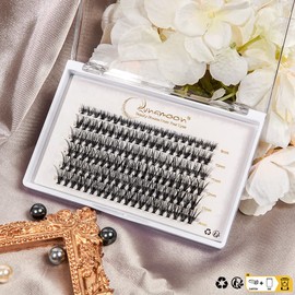 Eyelashes Individual for Eyelash Extension Cluster Eyelashes Individual False Eyelashes Fake Individual Lashes DIY Single Eyelashes Eyelashes Eyelashes (30D-D-0.07, mix8-14)