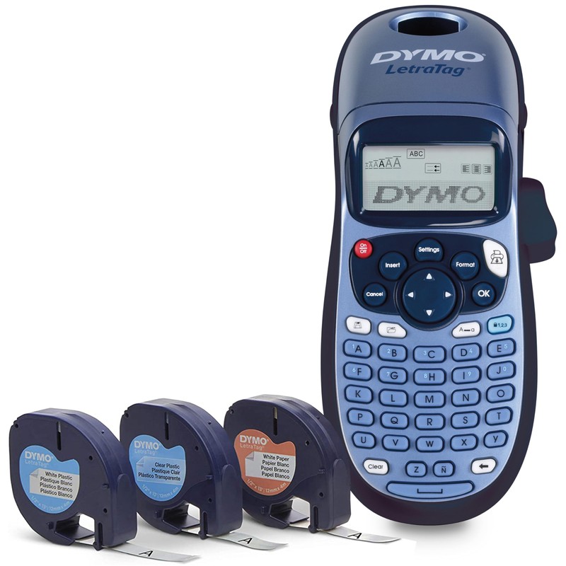 Dymo LetraTag LT-100H Label Maker Starter Kit | Handheld Label