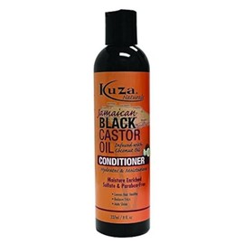 Kuza Jamaican Black Castor Oil Conditioner - Infused with Coconut Oil - for All Hair Types and Color-Treated Hair, 8 fl oz
