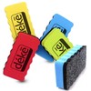 Deke 5 Pack Magnetic White Board Eraser. Rectangular Magnetic Dry