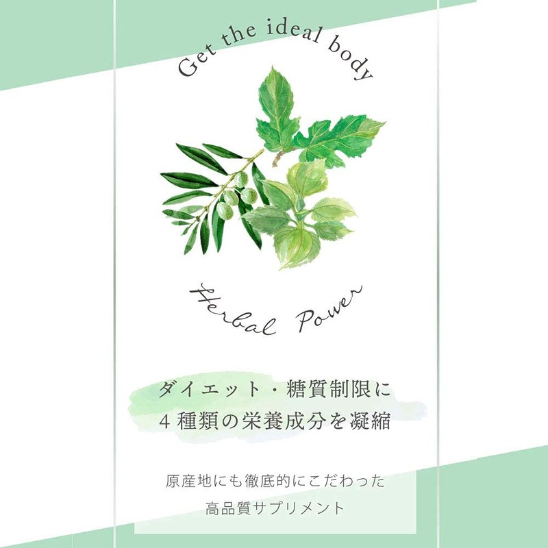 バイオサプリ ハーブスカット オリーブ葉 ヤーコン葉 桑の葉 マルチカロテノイド 90粒×1袋