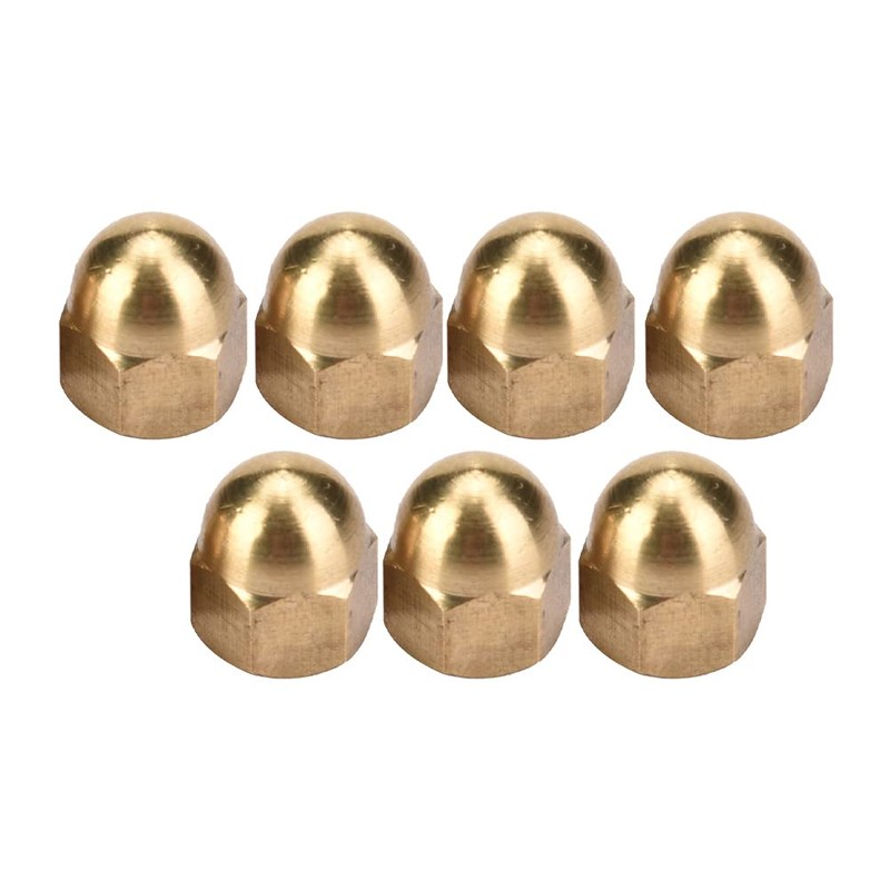 20 Pcs Brass Cap Nuts Set M6 Brass Nuts Vehicle