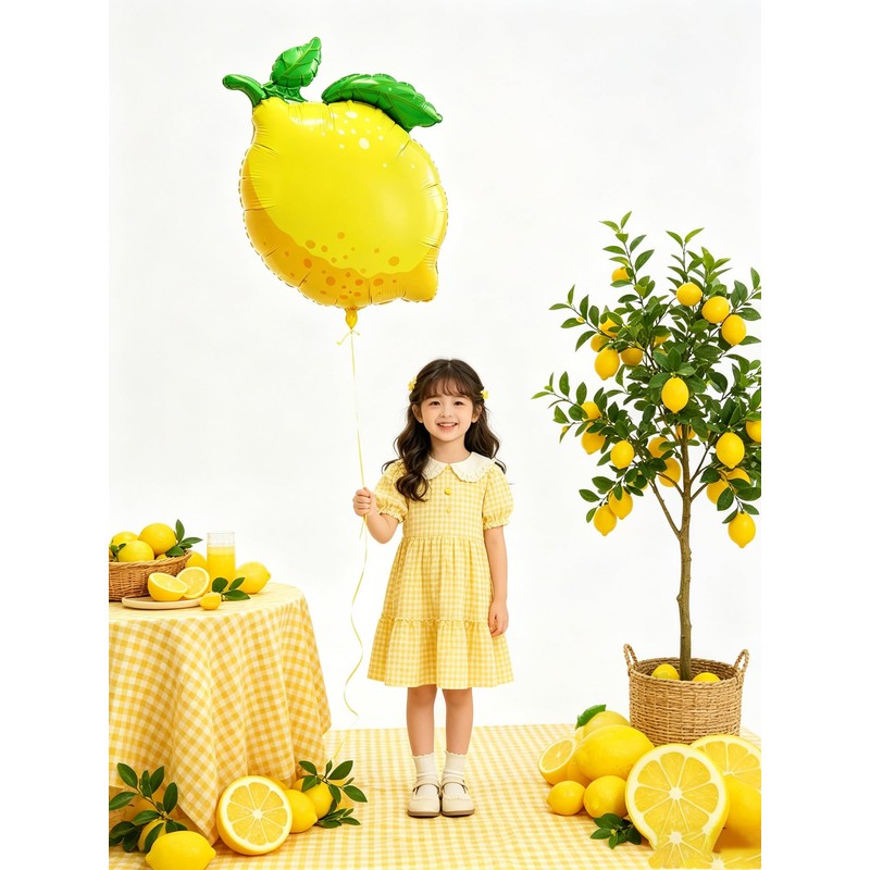 Yellow Lemon Balloons,Lemonade Balloons for Freshly Graduated Lemon Decor,She Found