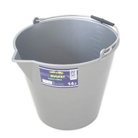 YATSUYA 34041 Silver Bucket 14L