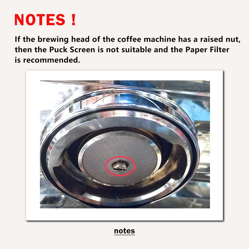 NEOUZA V4 Espresso Puck Screen 0.8mm Thickness Honeycomb Mesh Double
