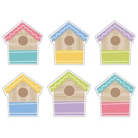 Garden Birdhouses Classic Accents Variety Pack by Trend, 36 ct. of Creative tagboard Decorative Cutout Pieces