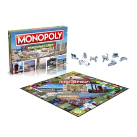 Monopoly Board Game Birmingham Edition: 2-6 Players Family Board Games for Kids and Adults, Board Games for Kids 8 and up, for Kids and Adults, Ideal for Game Night