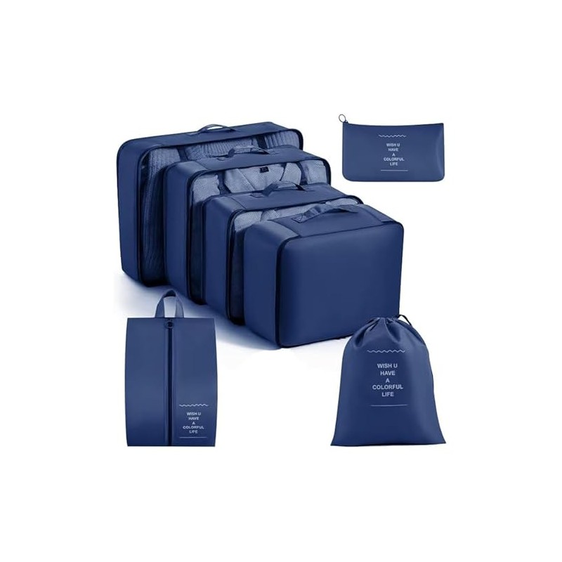 Xcentlife - Set de 7 Cubos de Embalaje para Maletas,Organizadores