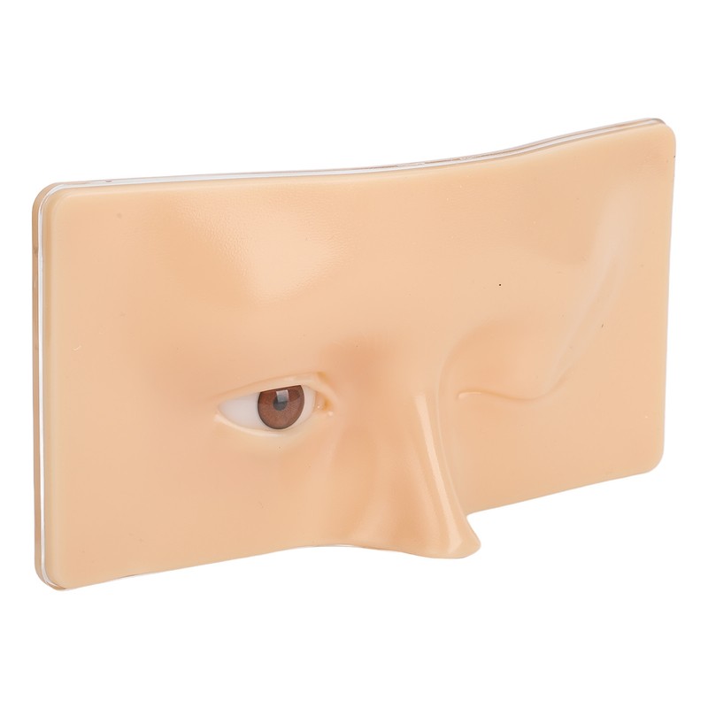 Eye Makeup Practice Board Open Close Eyes Reusable Silicone Mannequin