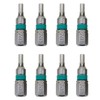 Rannb 8pcs H2.5 Hex Metric Insert Screwdriver Bit Screwdriving Set
