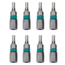 Rannb 8pcs H2.5 Hex Metric Insert Screwdriver Bit Screwdriving Set