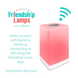 Filimin FriendLi - Subscription Required Wi-Fi LED Light for Long Distance Touch Lamp, Unique Gift for Connection, Best Friend, Relationship, Family, Friendship, Easy App Setup (Single)