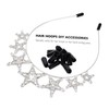 WOONEKY Headwear Supply 100pcs Rubber End Caps for Hair Band