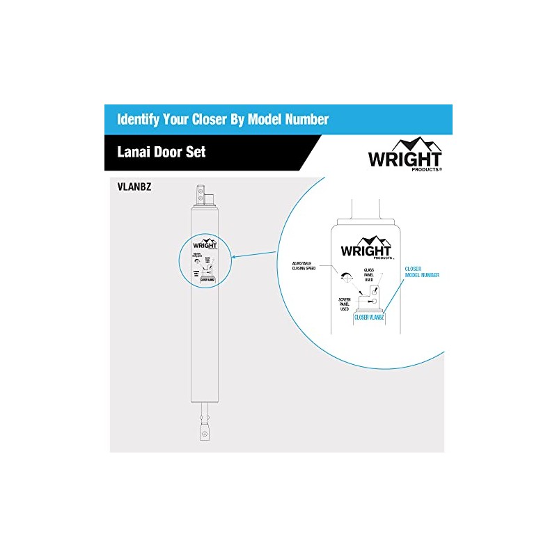 Wright Products Lanai Corrosion Resistant Screen Door Hardware Kit –